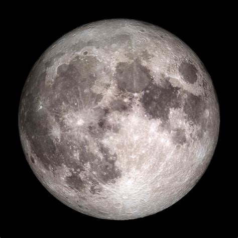 Full Moon Original Nasa Digitally Free Photo Rawpixel