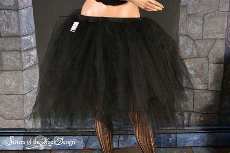 Virgin Black Romance Tutu Skirt Trash Dance Extra Poofy Knee Etsy