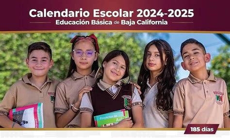 Calendario Escolar 2024 2025 Para Educación Básica En Baja California