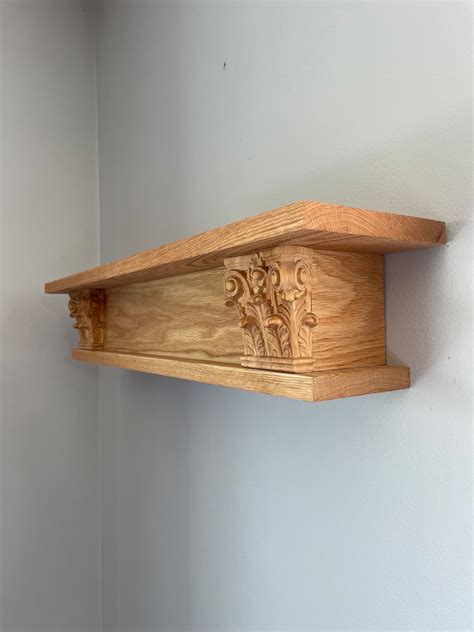 Solid Oak Floating Mantel Shelf, Solid Oak Floating Mantel Shelf ...