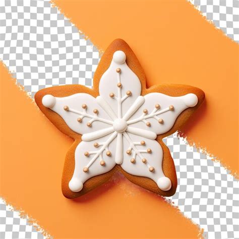 Premium PSD Gingerbread Cookie With White Icing Festive Ornament