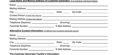 Jcpl Interconnection Form Fill Out Printable Pdf Forms Online