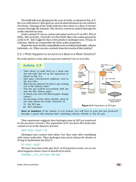 Ncert Book Class 10 Science Chapter 2 Acids Bases And Salts 2024 25 Session