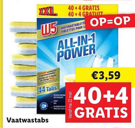 W5 Vaatwastabs Aanbieding Bij Lidl 1Folders Nl