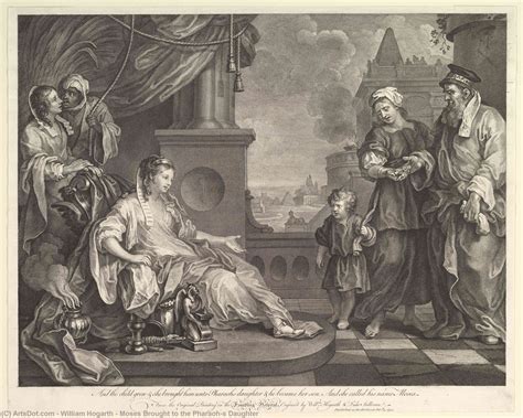 Art Reproductions Moses Brought To The Pharaoh`s Daughter 1752 By William Hogarth 1697 1764