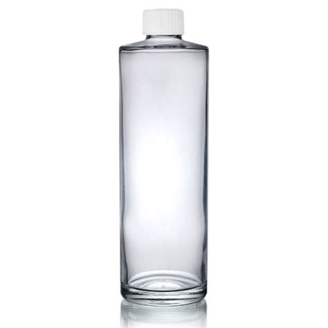 250ml Simplicity Clear Glass Bottle With Screw Cap Uk