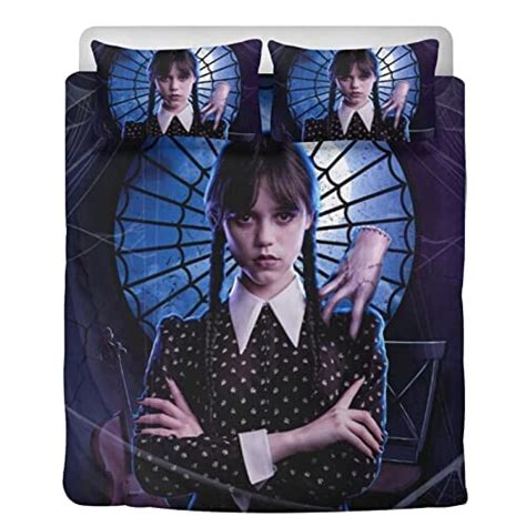 Housse De Couette Mercredi Addams 90x190 Cm HoussesCouette