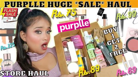 Huge Purple Cheapest Haul Start Rs 75 Purple Store Haul Under Rs