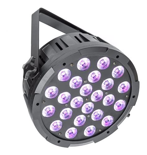 Refletor Par 64 24 Led Cree 15w Rgbwa Pentaled Dmx Show Parcelamento