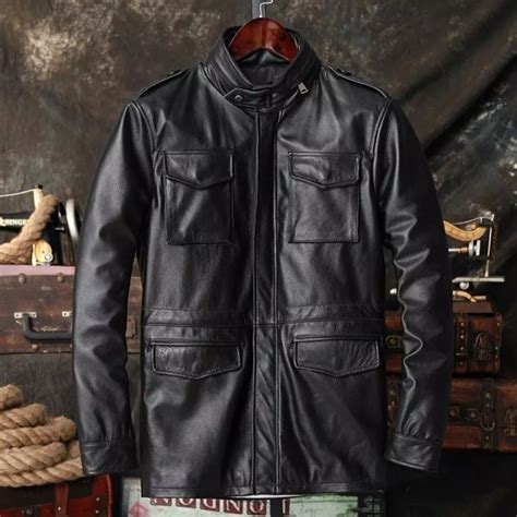 Jual Jaket Kulit Asli Pria Terlaris Jaket Kulit Mantel Kulit Asli