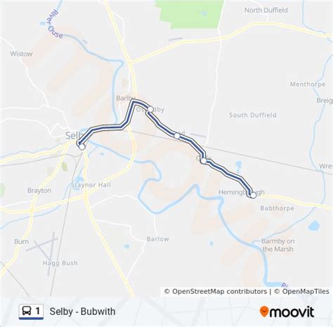 1 Route Schedules Stops And Maps Babthorpe Updated