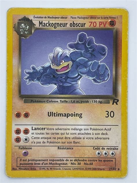 Mackogneur obscur 27 82 Rare Pokémon Team Rocket Kaufen auf Ricardo