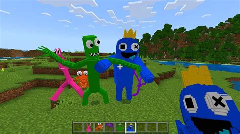 Rainbow Friends Addon In Minecraft Pe Youtube