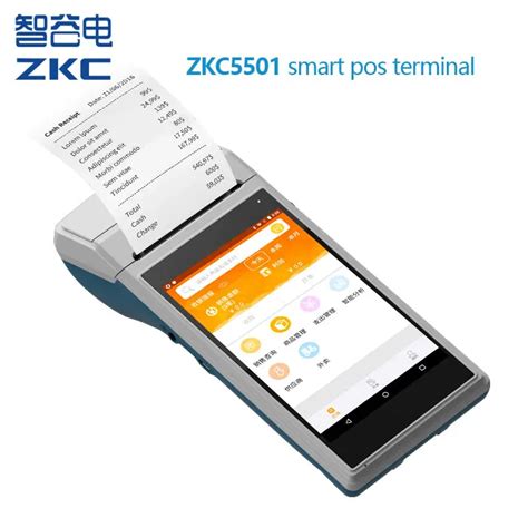 Android handheld pos terminal with thermal printer of restaurant ...