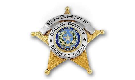 Collin County Sheriff 5 Star Badge Star Badge Fire Badge Badge