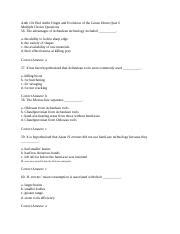 Anth 101 Biol Anthr Origin And Evolution Of The Genus Homo Quiz S Docx