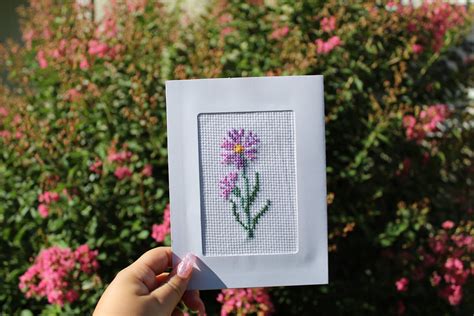 Handmade Cross Stitch Greeting Cards Etsy Canada