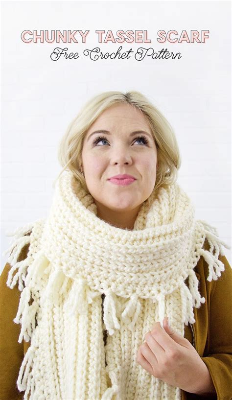 Chunky Tassel Crochet Scarf Pattern Artofit