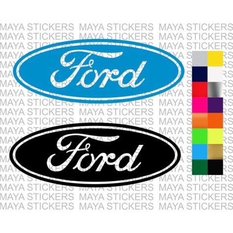 Ford logo stickers for cars | Ford logo, Ford mustang logo, Logo sticker