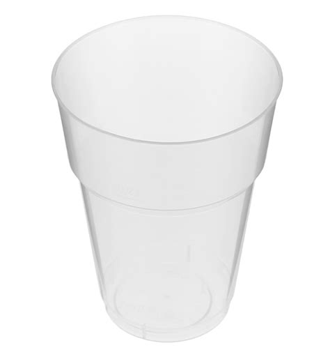 Vaso Reutilizable Irrompible Pp Cerveza Transparente Ml Uds