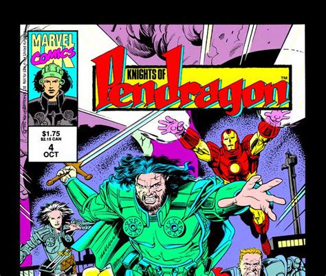 Pendragon 1992 4 Comic Issues Marvel