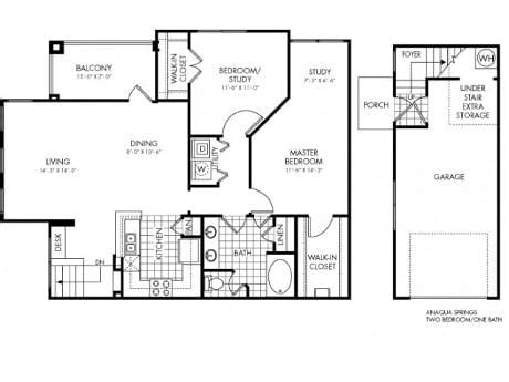 Floor Plans of The Atlantic Stone Oak in San Antonio, TX