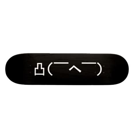 Middle Finger Angry Emoticon Japanese Kaomoji Skateboard Lab