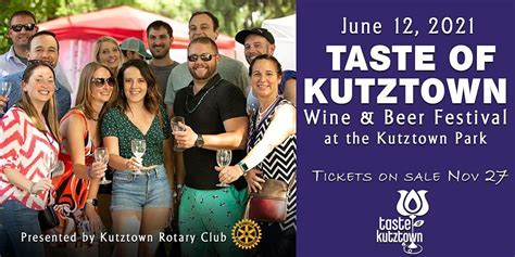 2021 Taste of Kutztown Wine & Beer Festival - Hop Passport