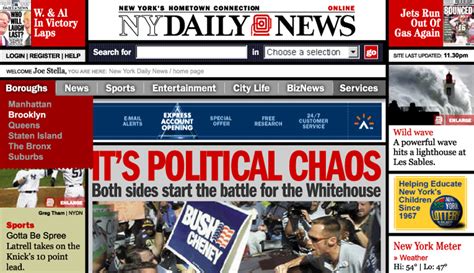 The New York Daily News Online « 418QE