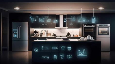 Premium AI Image | Smart home filled with various connected devices and ...