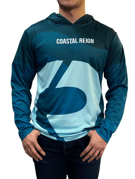 Custom Sublimated Sun Hoodie Coastal Reign