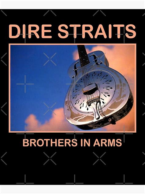 Dire Straits Brothers In Arms Guitar Poster For Sale By