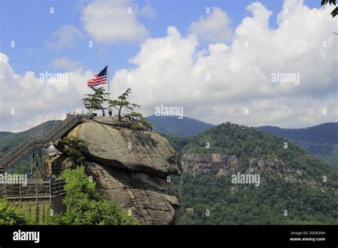 Chimney Rock State Park Lake Lure North Carolina Stock Photo - Alamy