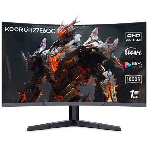 KOORUI 27 Pouces 2K QHD 144Hz 1ms Curved Gaming Maroc Ubuy