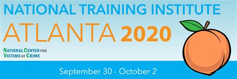 2020 National Training Institute Web Banner By John E Williams At