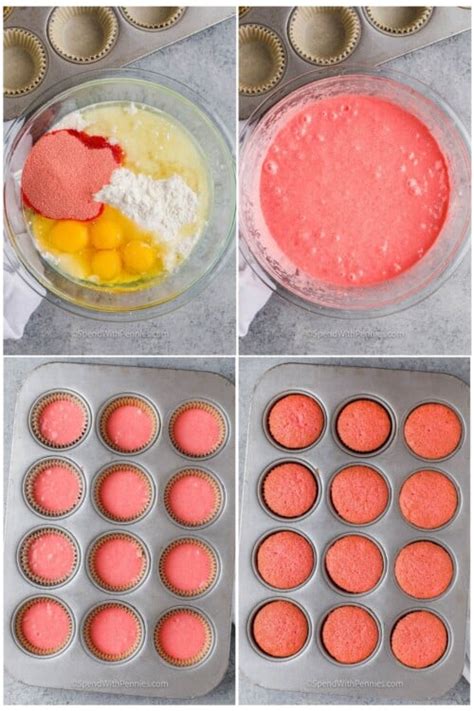 Strawberry Cupcakes Spend With Pennies