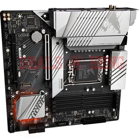 One Gigabyte B M Aorus Pro Ax Ddr Motherboard Lga New