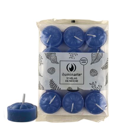 Velas Noche X12 Unidades ILUMINARTE BLOOM Mayorista