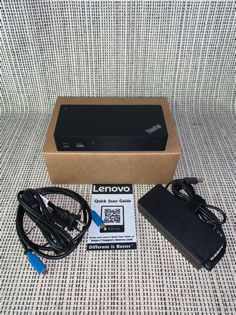 Lenovo Dk1633 40a9 Thinkpad Usb C Dock Station 40a90090us 90w Power Supply Ebay