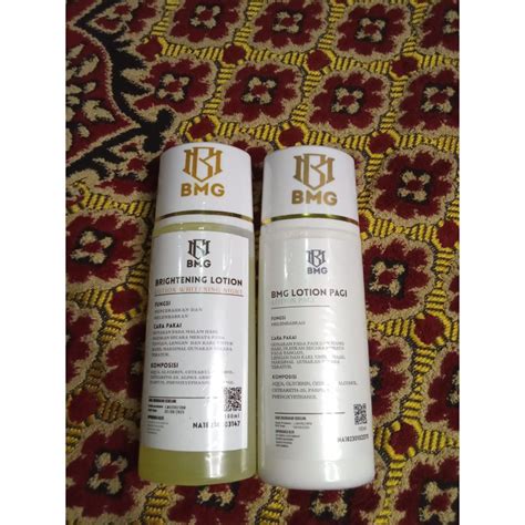 Jual Ready Bmg Paket Isi Lotion Pemutih Hb Anggur Siang Malam