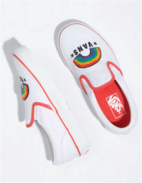 VANS Chenille Rainbow Girls Slip-On Shoes - MULTI | Tillys