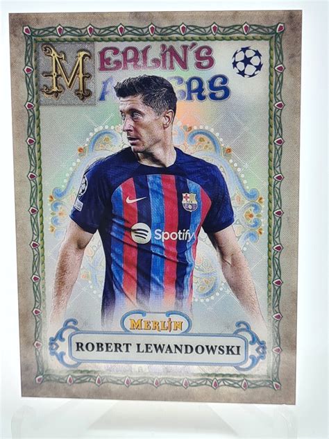 Robert Lewandowski Topps Merlin Uefa Merlin S Masters Barcelona