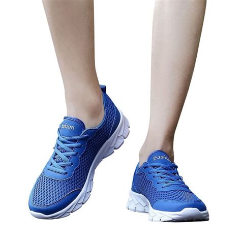 Men's Light Breathable Sneakers For Walking by - Blue - CV182G5D4MG