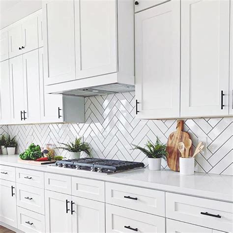 Basic White 4x12 Polished Ceramic Wall Tile Kitchen Design Well Nothing Beats An All White