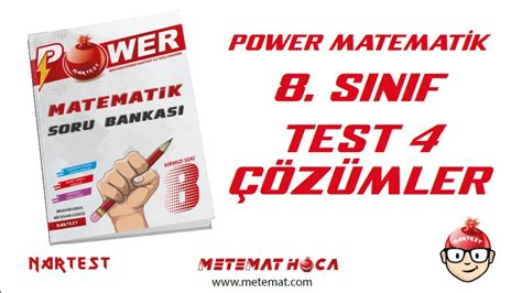 Sinif Nartest Power Matemat K Soru Bankasi Test Z Mler Youtube