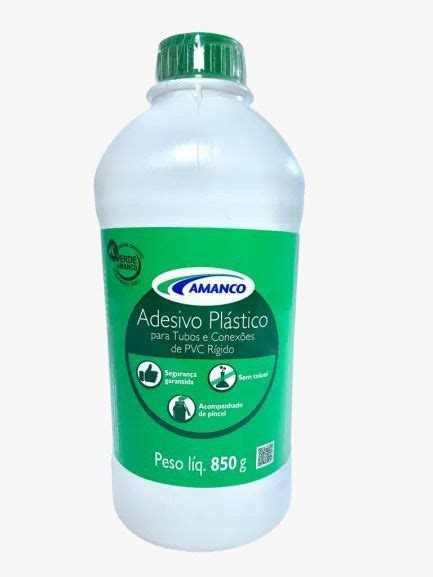 Adesivo Pvc Incolor Pote 850g C Pincel Amanco CLP Distribuidora