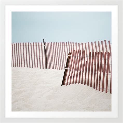 Beach Fence Art Print by Pure Nature Photos | Society6