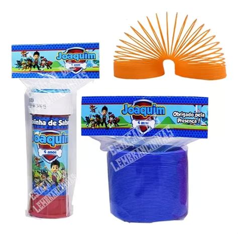 5 Kit Aniversário Mola Maluca Bolha De Sabão Lembrancinha MercadoLivre