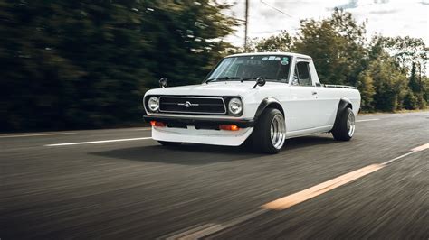 Slammed Datsun Truck