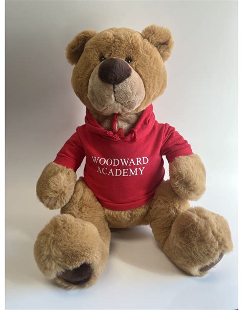 Plush Bruno Bear Hood - Woodward Academy